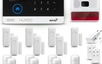 Test alarme maison HUXGO HXA003 : sécurité WiFi et GSM avec sirène solaire