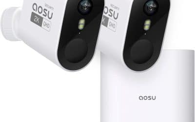 Test : caméra de surveillance extérieure AOSU 2K avec homestation et batterie longue durée