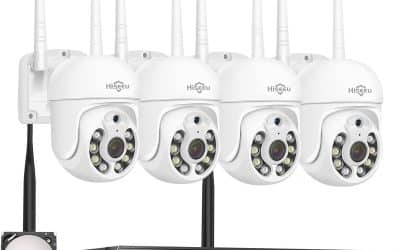 Test Hiseeu 5MP : kit caméra de surveillance WiFi PTZ