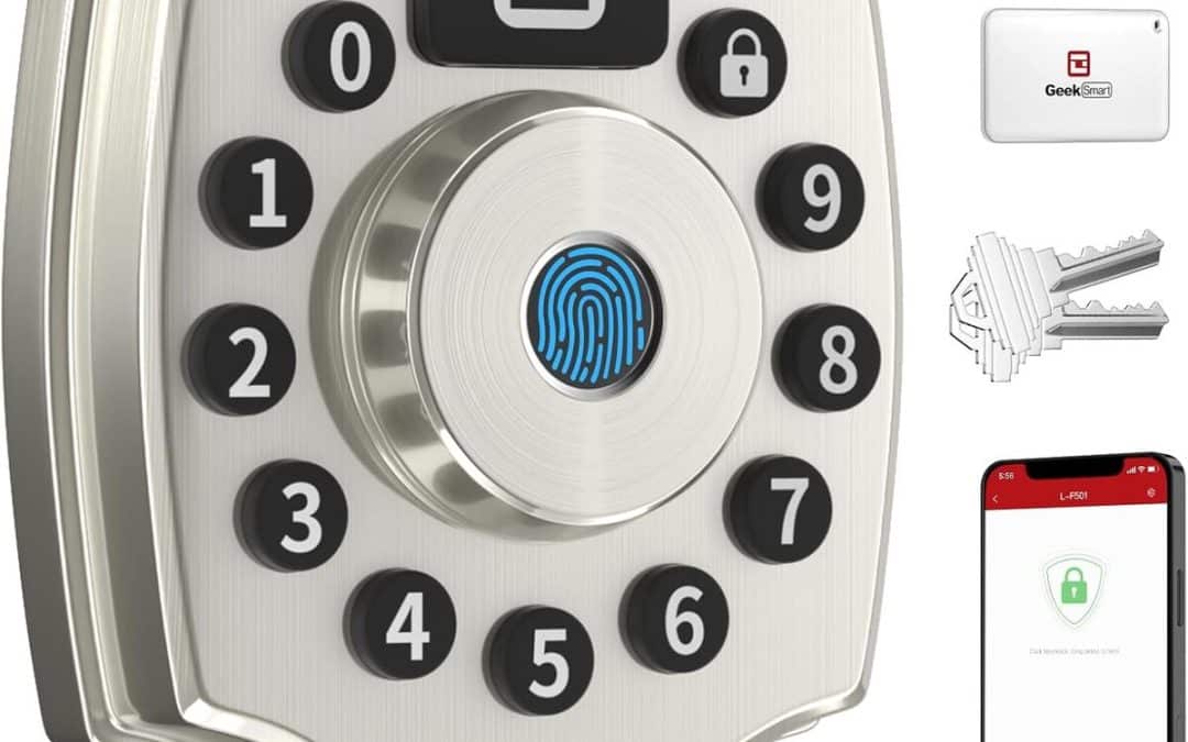 Test de la serrure intelligente Geek Smart avec empreintes digitales