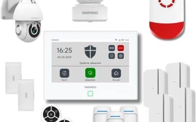 Test du pack alarme Daewoo AM371 avec écran tactile et caméras rotatives