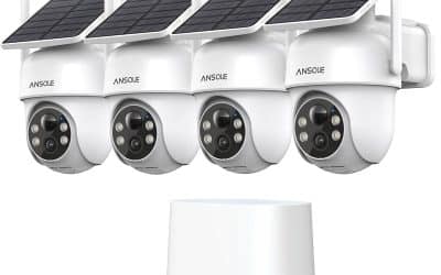 Test : caméra de surveillance ANSQUE solaire WiFi 360°