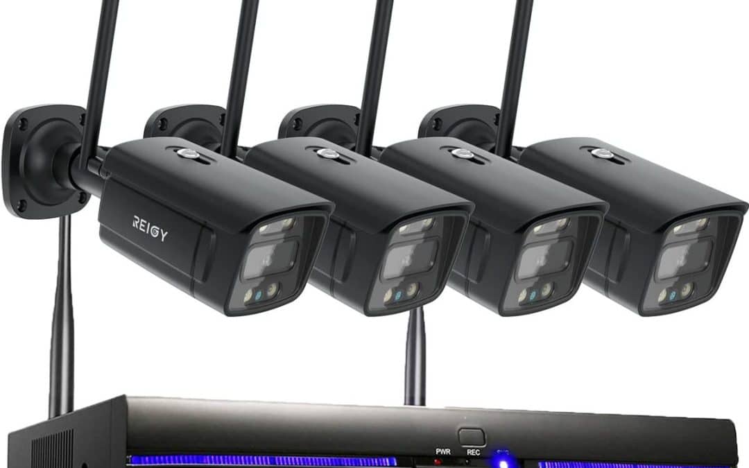 Test du système de surveillance Reigy 3MP WiFi extérieure avec spotlight