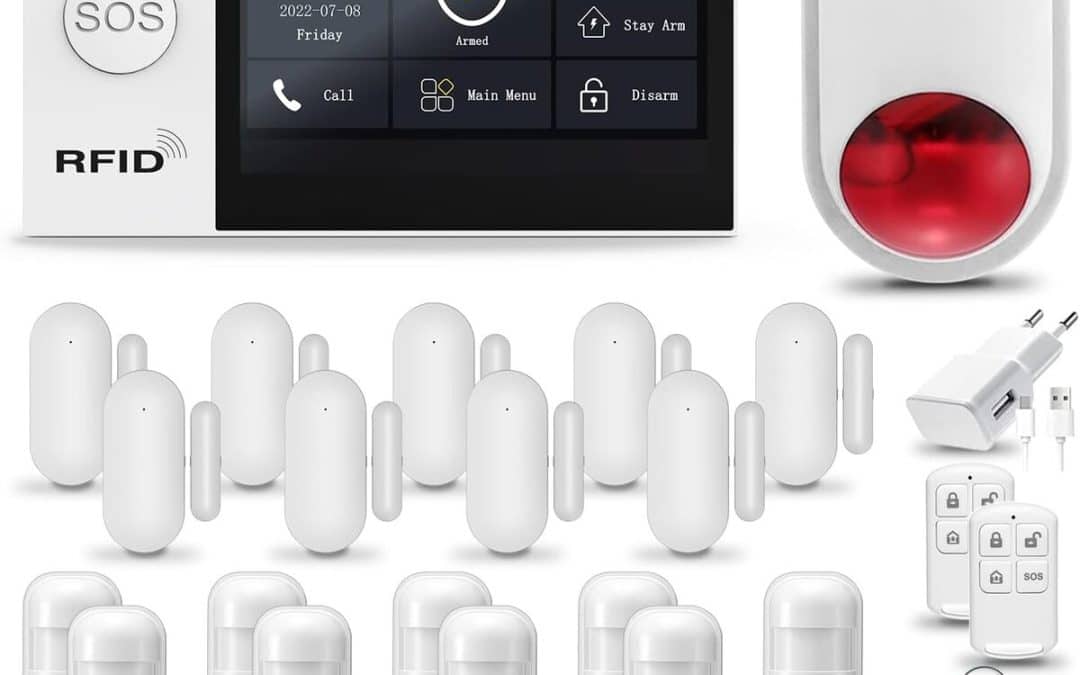 Test : alarme maison Huxgo HXA007 avec sirène solaire et WiFi-GSM