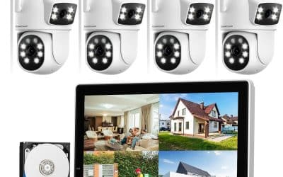 Test du kit caméra CAMCAMP 4MP PTZ avec moniteur 10&Prime; et suivi automatique