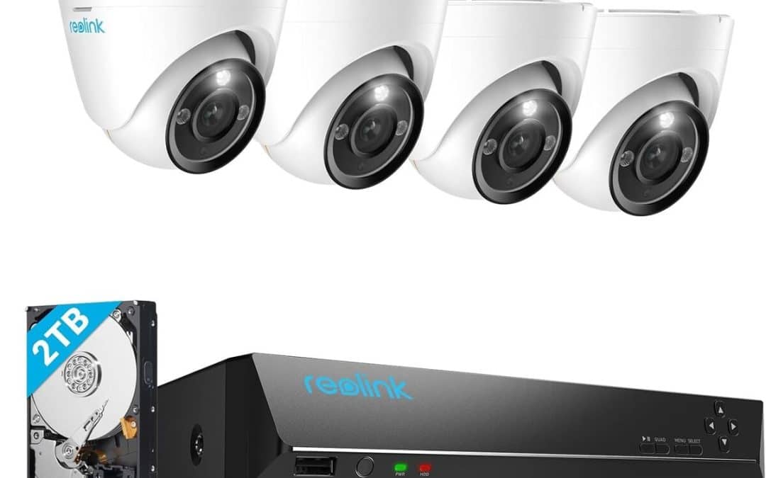 Test du kit vidéo surveillance 12MP Reolink RLK8-1200D4-A