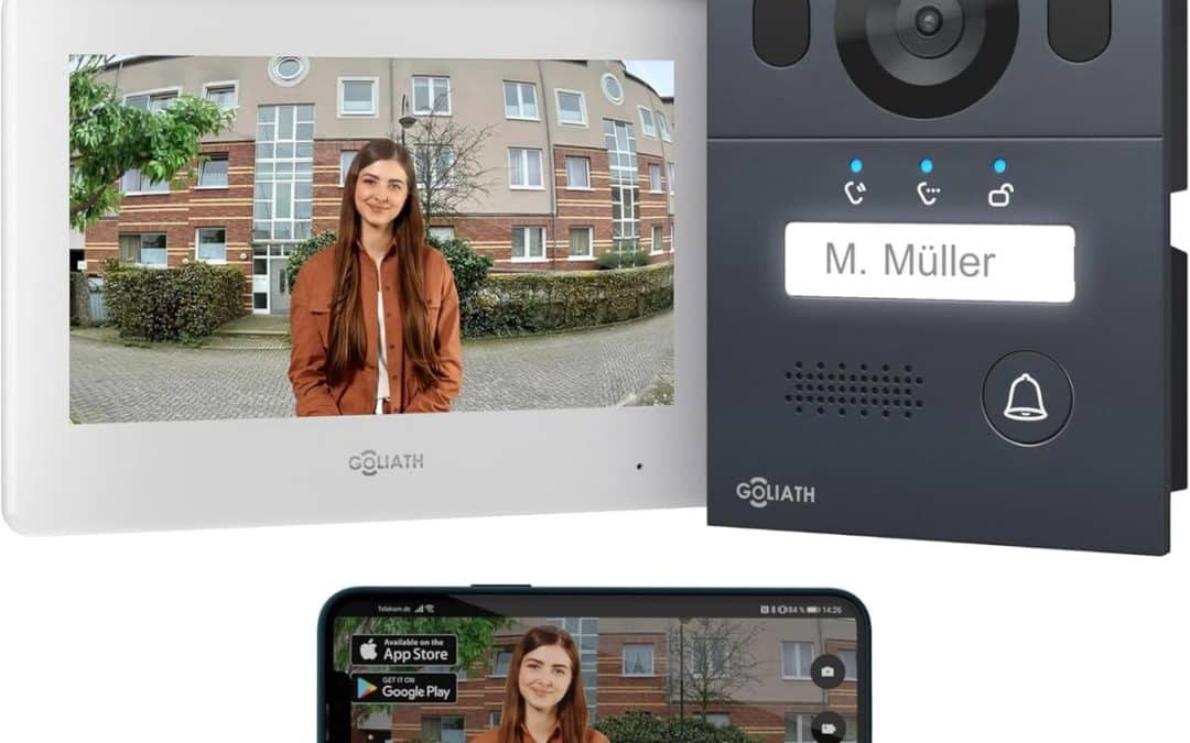 Test du visiophone Goliath AV-BLS-04A : moniteur 7" et caméra intégrée