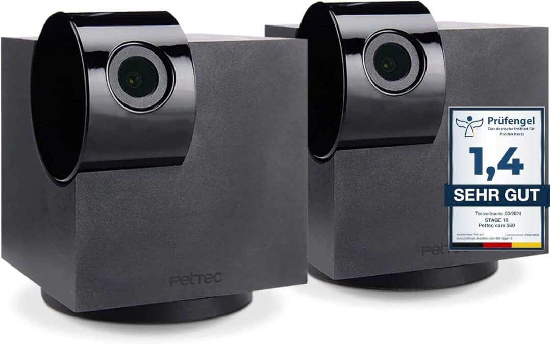 Test : caméra intelligente PetTec Pet Cam 360° pour animaux