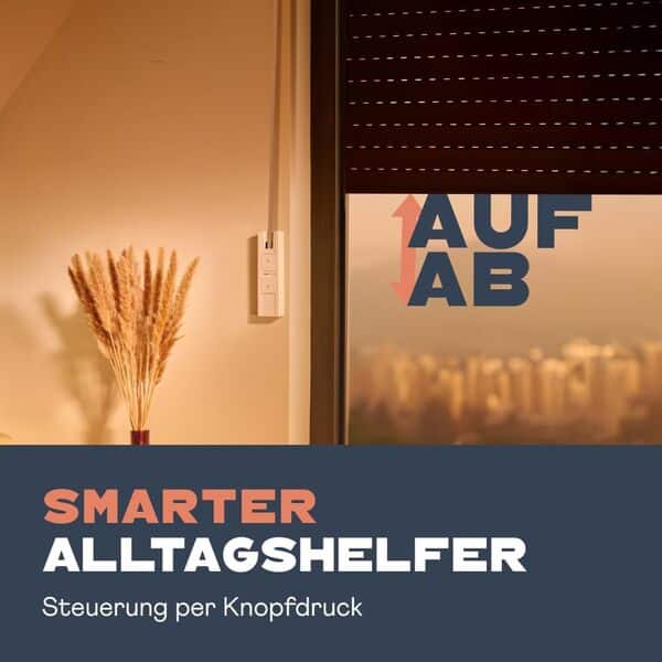 Home Pilot - Gurtwickler RolloTron pure smart | Elektrischer Gurtwickler zur bequemen Rolladensteuerung. Smart Home Rolladen Zubehör - auch zum nachrüsten geeignet !