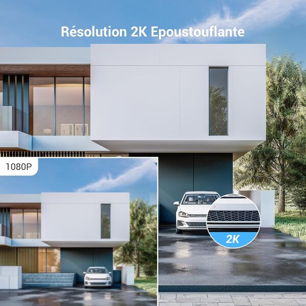 EZVIZ CP7 2K Visiophone Connecté Interphone Vidéo, 7 Pouces Moniteur Tactile, Unlock à Distance, 2 Fils, Detection Humaine, Option RFID, Audio Bidirectionnel, Vision Nocturne, étanche, WiFi bi-Bande