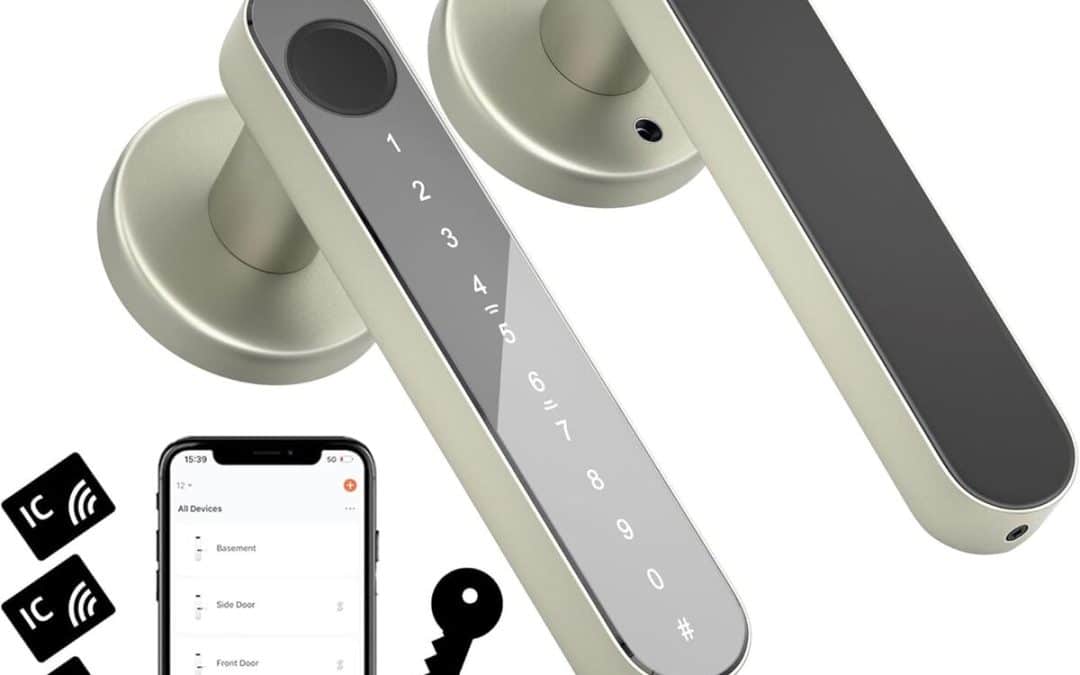Test de la serrure biométrique à empreintes digitales avec clavier