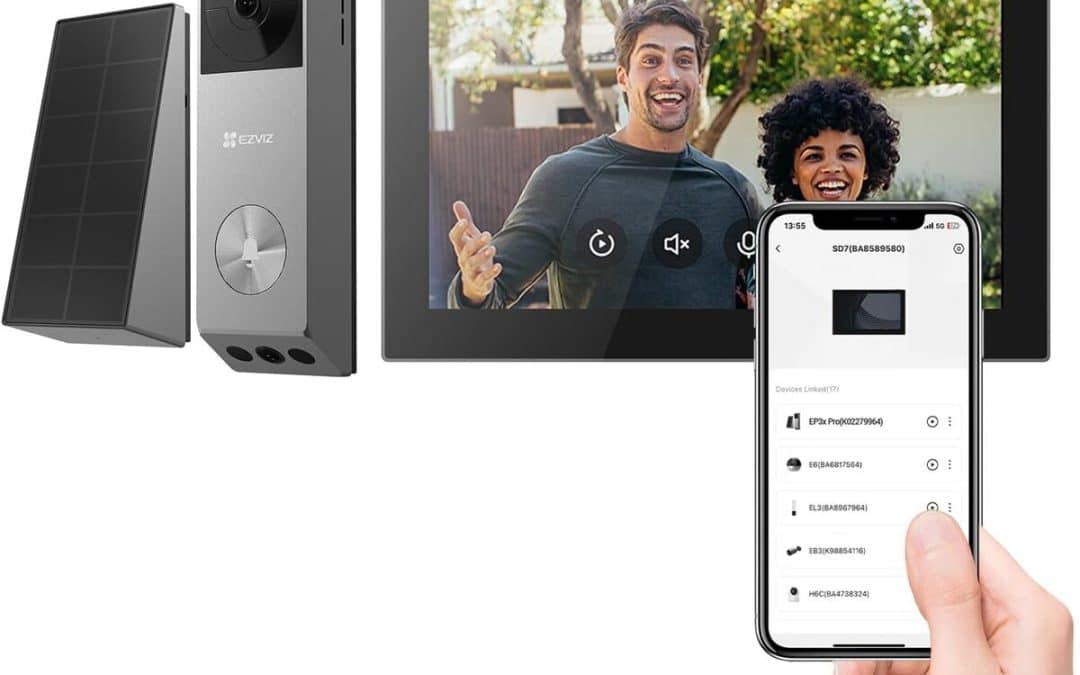 Test EZVIZ EP3x : sonnette sans fil 2K avec double objectif