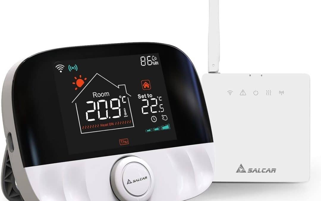 Test du thermostat intelligent SALCAR T9W RF WiFi pour chaudière