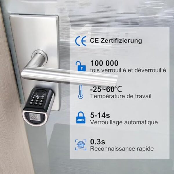 Découvrez notre test complet de la serrure biométrique Ruilon U51 et plongez dans un univers où sécurité et technologie se rencontrent pour protéger votre domicile avec sophistication et efficacité.