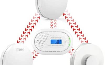 Test CPVAN : lot de 4 détecteurs de fumée et monoxyde, autonomie 10 ans