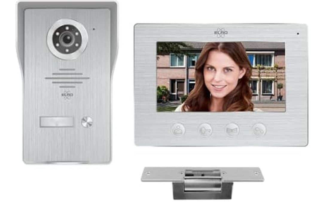 Test de l'interphone vidéo ELRO avec écran 7" et ouverture de porte