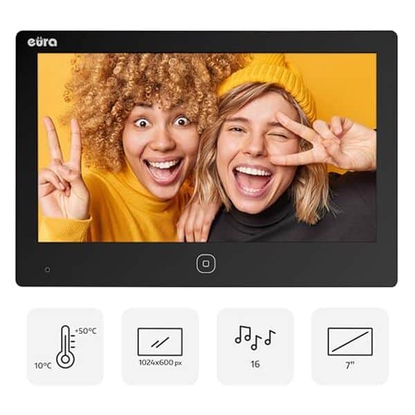 Découvrez notre test complet de l'interphone vidéo Eura VDP-49A3-2TY : évaluation de sa connectivité avancée et de son écran 7 pouces pour une expérience utilisateur exceptionnelle.
