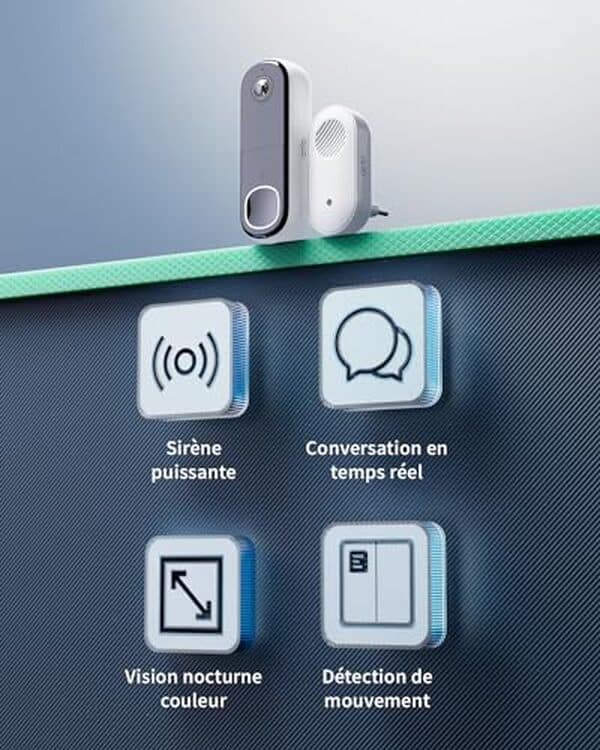 Découvrez notre analyse approfondie de la sonnette arlo 2K avec carillon, évaluez ses performances et l'autonomie offerte, pour sécuriser votre maison avec efficacité.