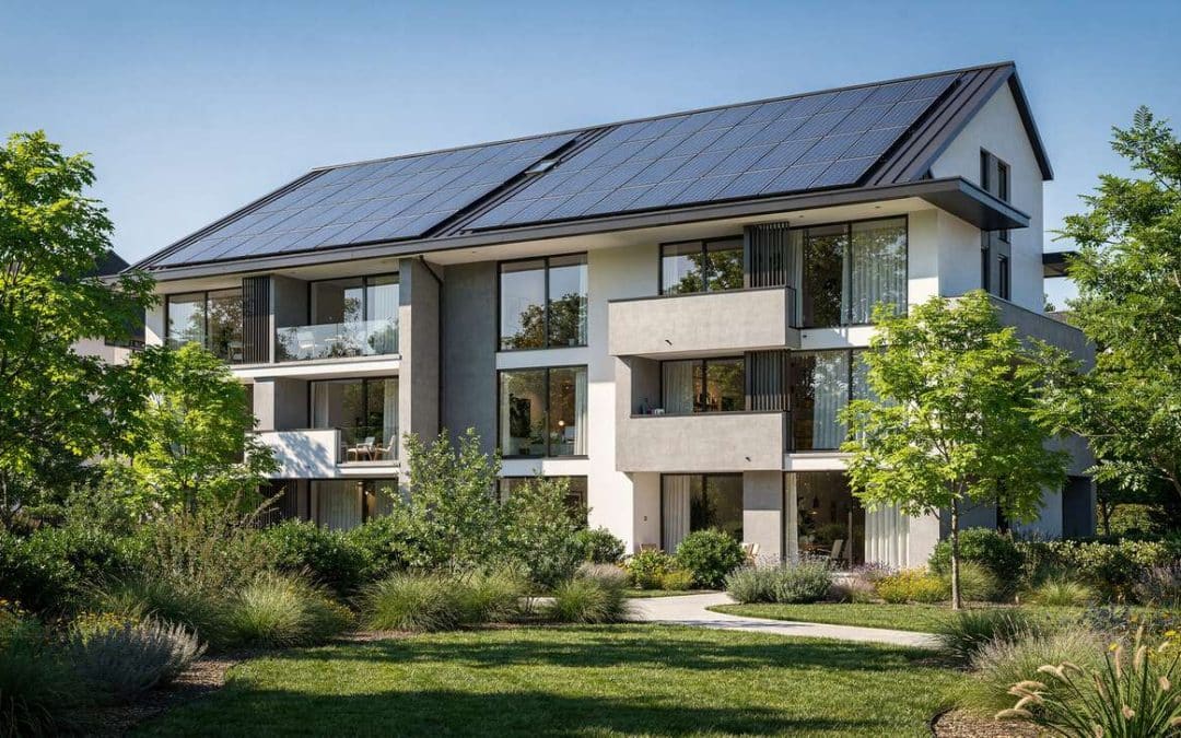 Autoconsommation collective : avantages du photovoltaïque en copropriété