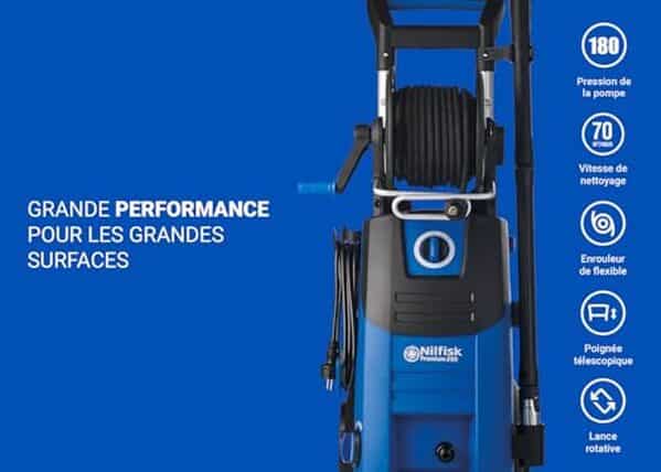 Découvrez notre analyse détaillée du nettoyeur haute pression Nilfisk Premium 200 bars. Efficace pour tous vos besoins de nettoyage, ce modèle offre puissance et fiabilité.