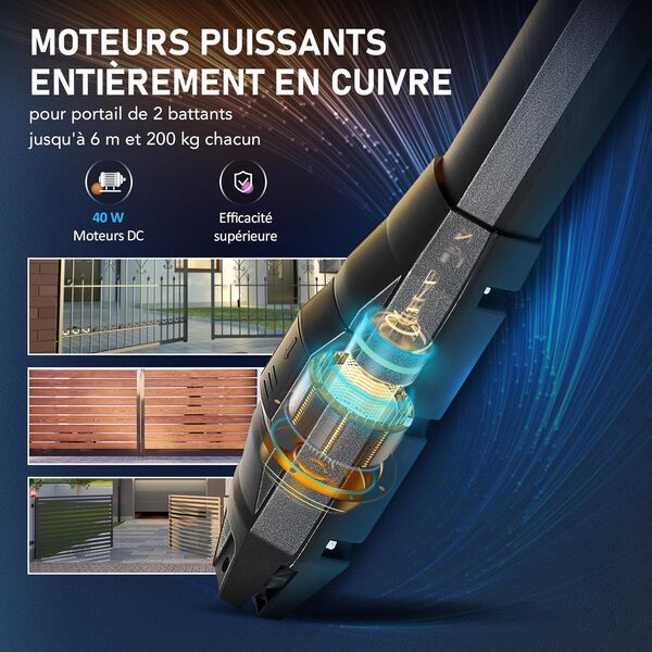 Découvrez notre évaluation approfondie de la motorisation double bras CO-Z 220V/24V pour portails battants, adaptée aux lourdes charges jusqu'à 400 kg.