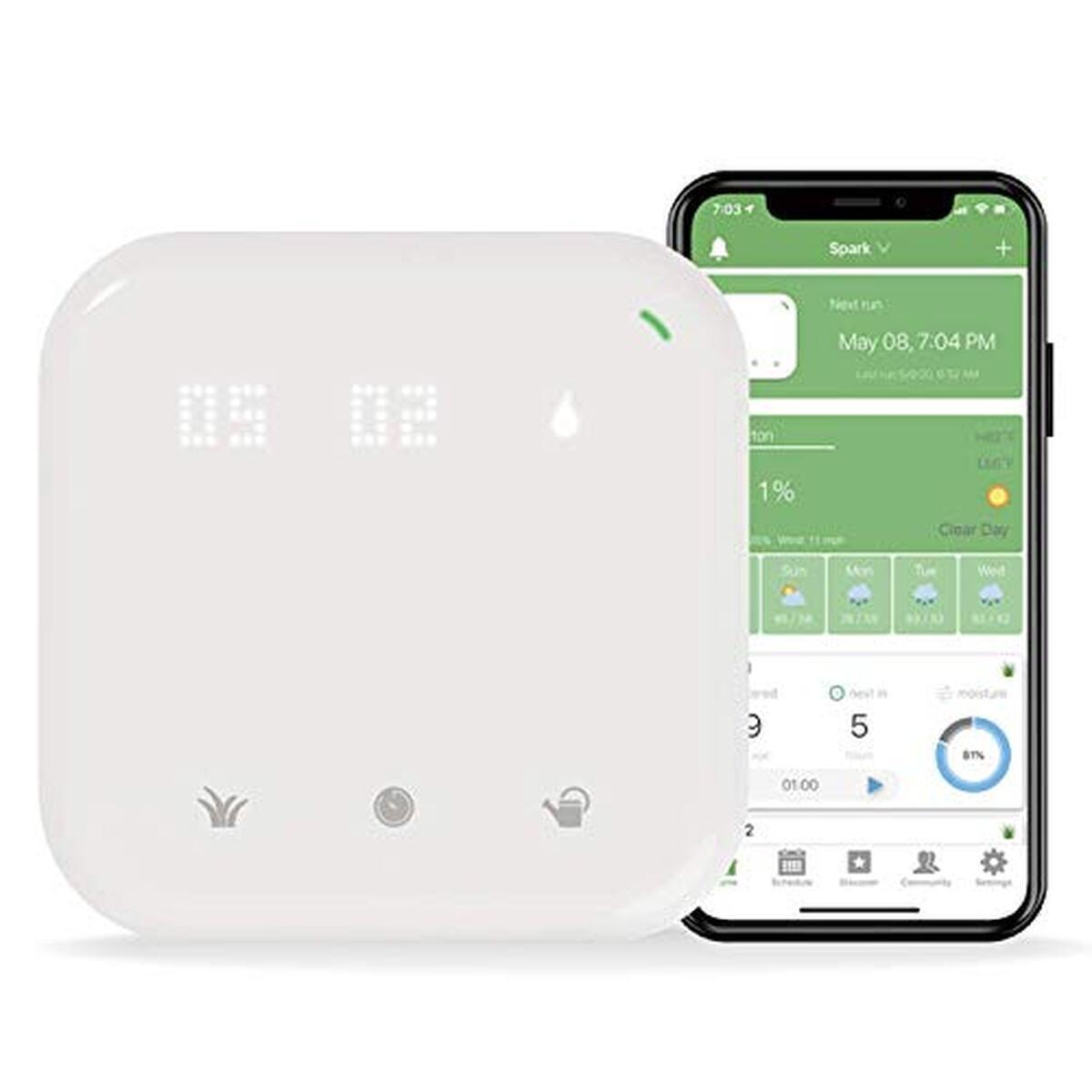 Test du contrôleur d'arroseur intelligent Netro Spark WiFi 8 zones