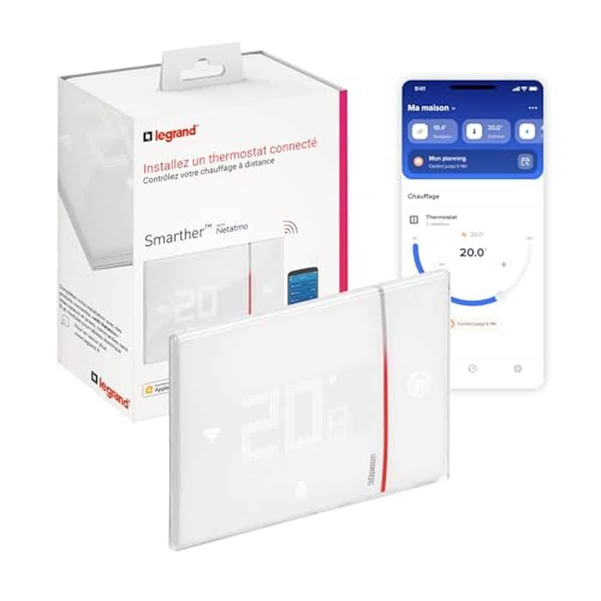Test du thermostat Smarther Legrand : contrôle intelligent et confort immédiat