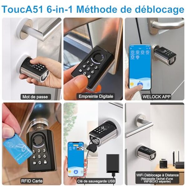 Découvrez notre test complet de la serrure connectée welock ToucA51 : polyvalente, résistante aux intempéries et facile à utiliser grâce à ses fonctionnalités innovantes. Idéale pour sécuriser votre domicile avec efficacité.