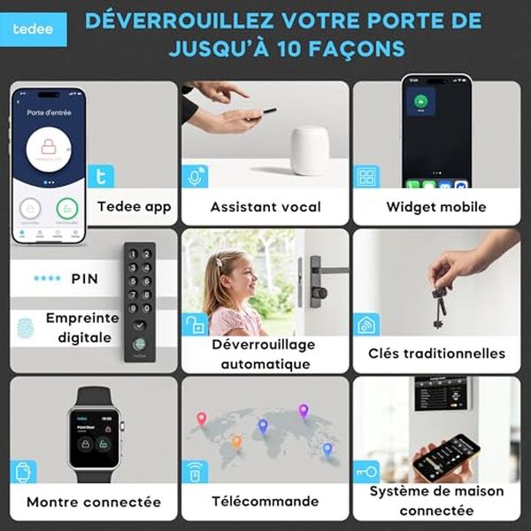 Découvrez notre test détaillé de la serrure tedee GO2 Alu : déverrouillage par WiFi, empreintes digitales et contrôle à distance pour votre maison intelligente. 