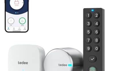 Test de la serrure connectée tedee GO2 Alu : wiFi et empreintes digitales