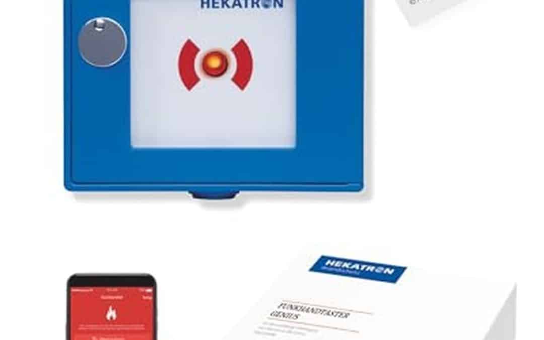 Test du bouton sans fil pour détecteur de fumée Hekatron Genius Plus