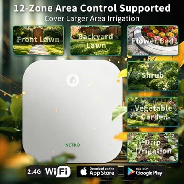 Découvrez notre test du contrôleur d'arrosage Netro avec WiFi et météo. Avis, fonctionnalités et performances de ce système d'irrigation connecté. 
