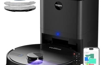 Test : aspirateur robot laveur MONSGA 5000 Pa avec station de vidage automatique