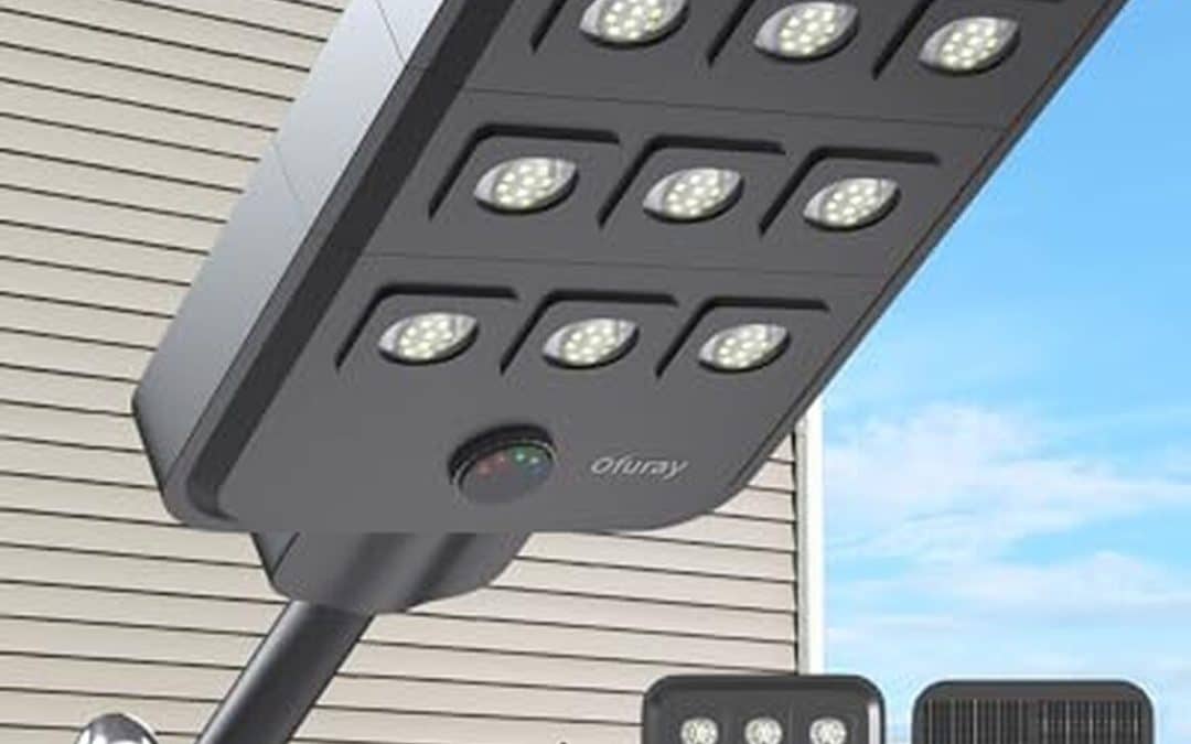 Test : lampadaire solaire Ofuray 90 LEDs pour extérieur