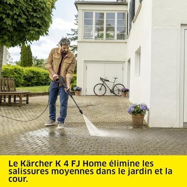 Découvrez notre test complet du Kärcher K 4 FJ Home : performances, caractéristiques et avis pour choisir le meilleur nettoyeur haute pression domestique. 