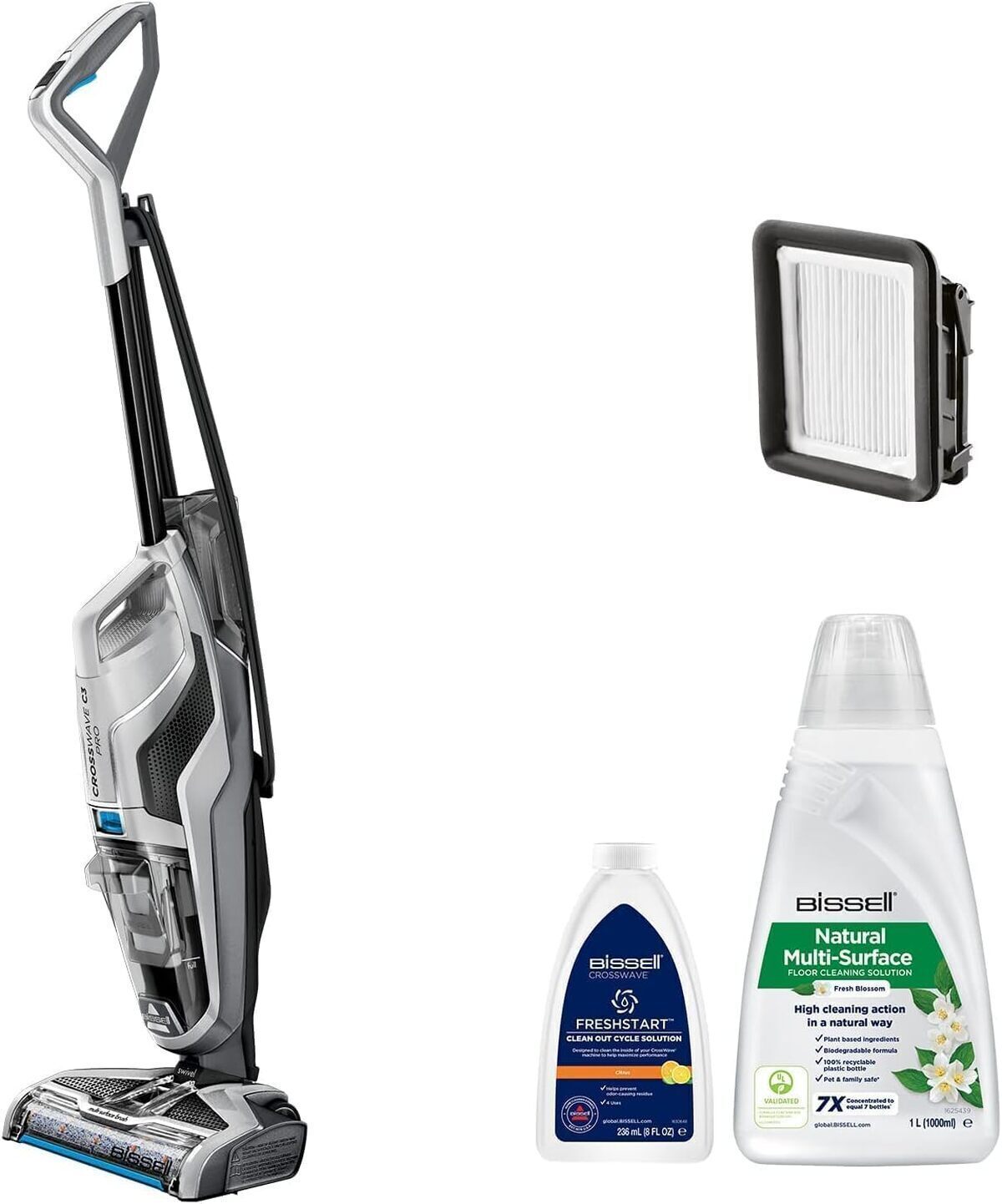 Test : bissell CrossWave C3 Pro, le nettoyeur 3 en 1 performant