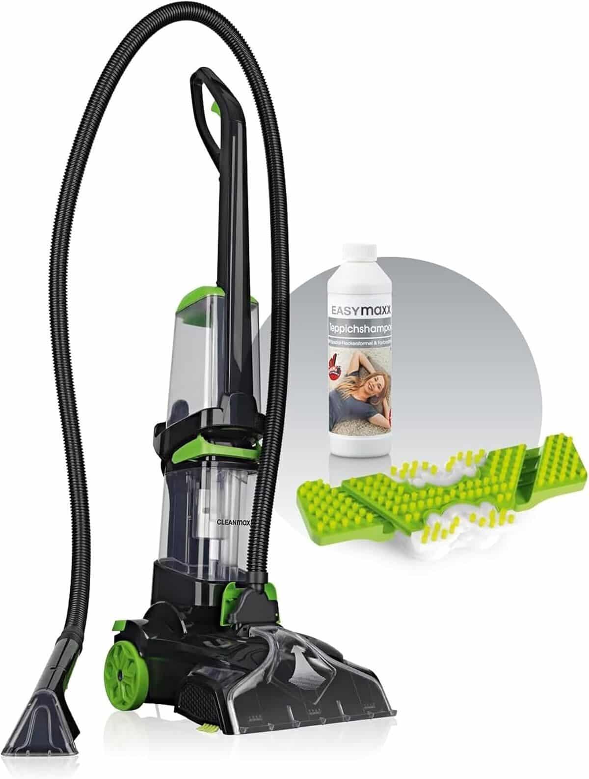 Test du nettoyeur de tapis CLEANmaxx aquastream plus : laveur 3 en 1 performant