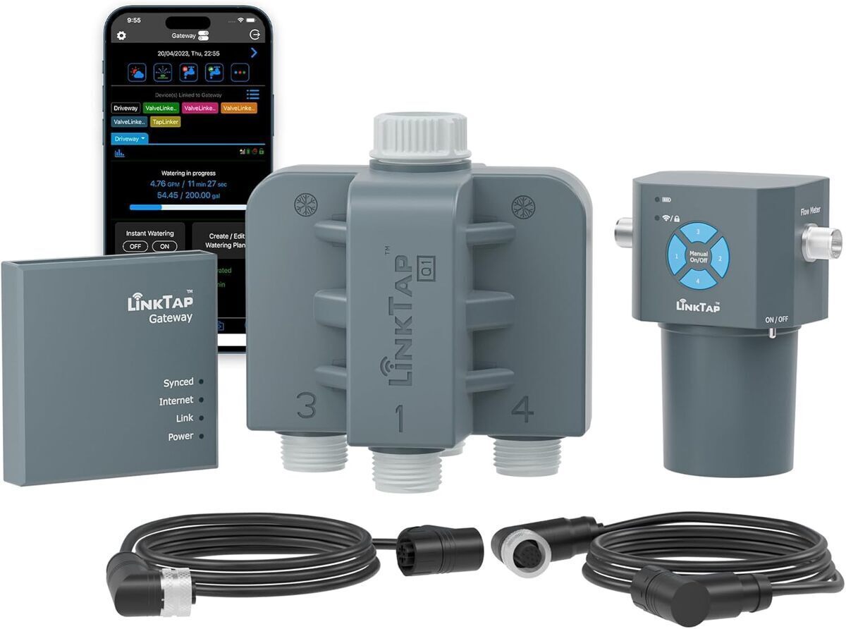 Test : linkTap Q1, programmateur d'arrosage intelligent à 4 zones