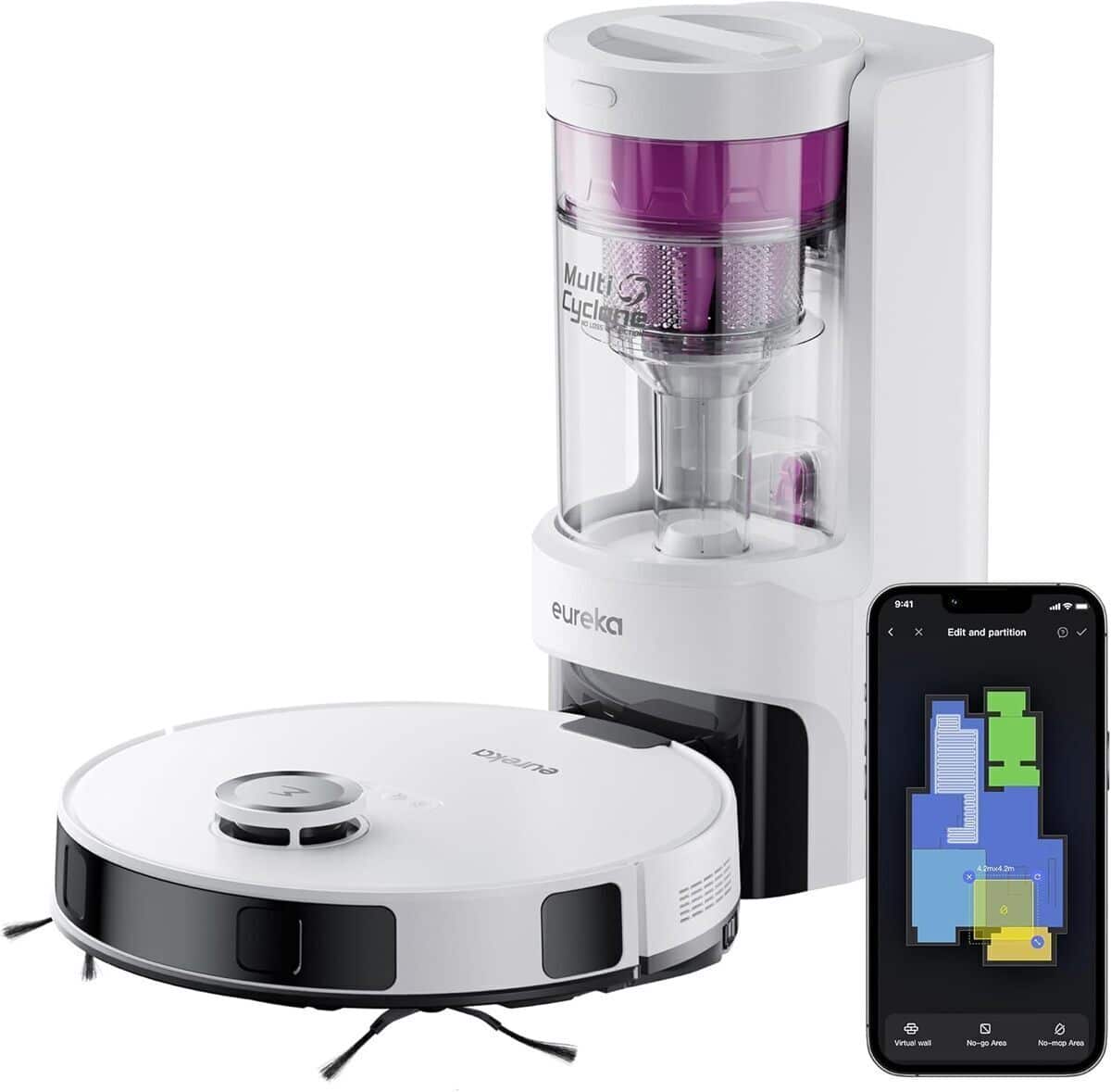 Test : robot aspirateur laveur Eureka E10s, 4000Pa et autonomie ultime