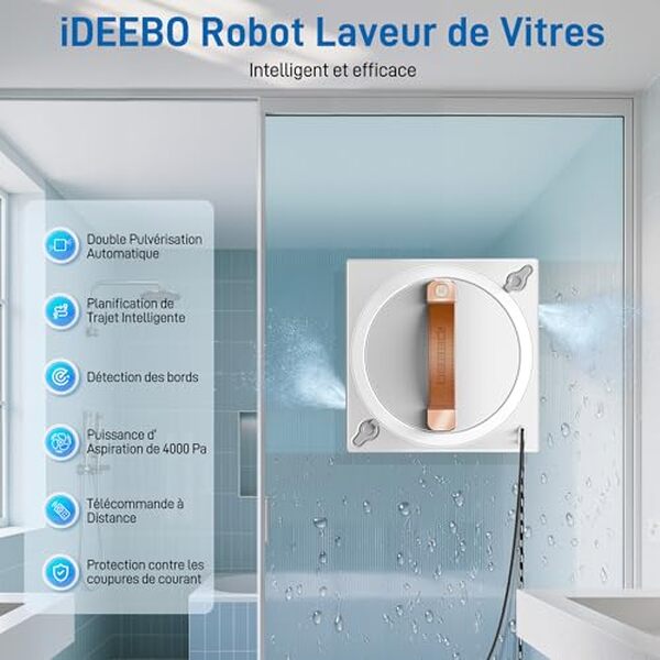 Découvrez notre test détaillé du robot laveur de vitres iDEEBO G500B avec pulvérisation avancée : performances, avantages et inconvénients pour un nettoyage automatisé efficace. 