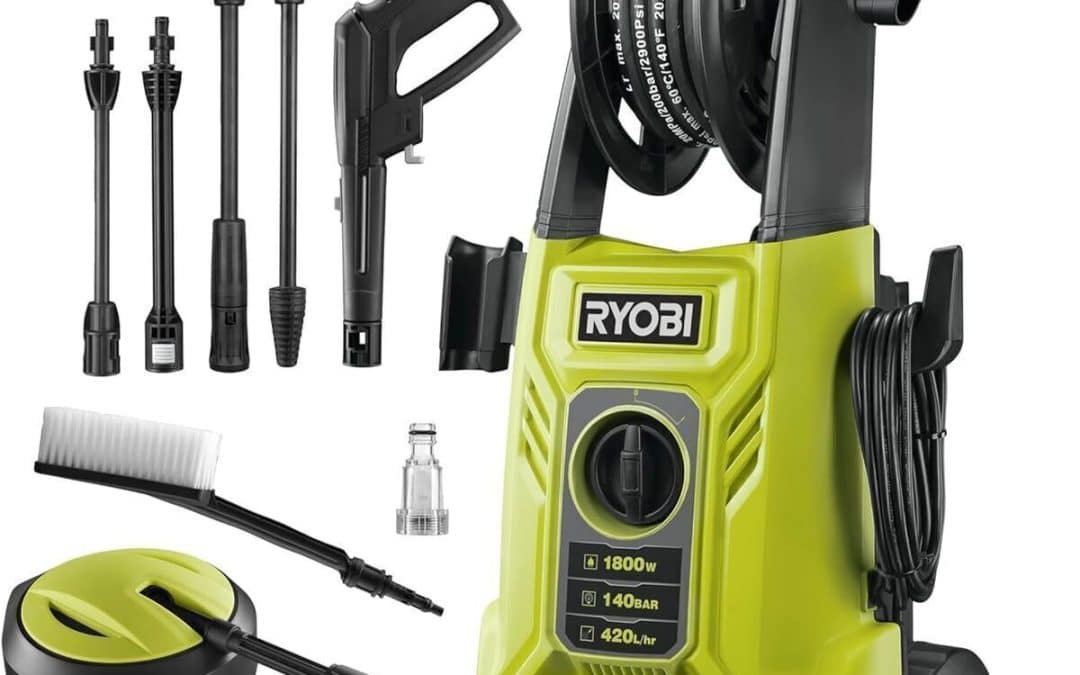 Test du nettoyeur haute pression Ryobi RY140PWA 140 bars