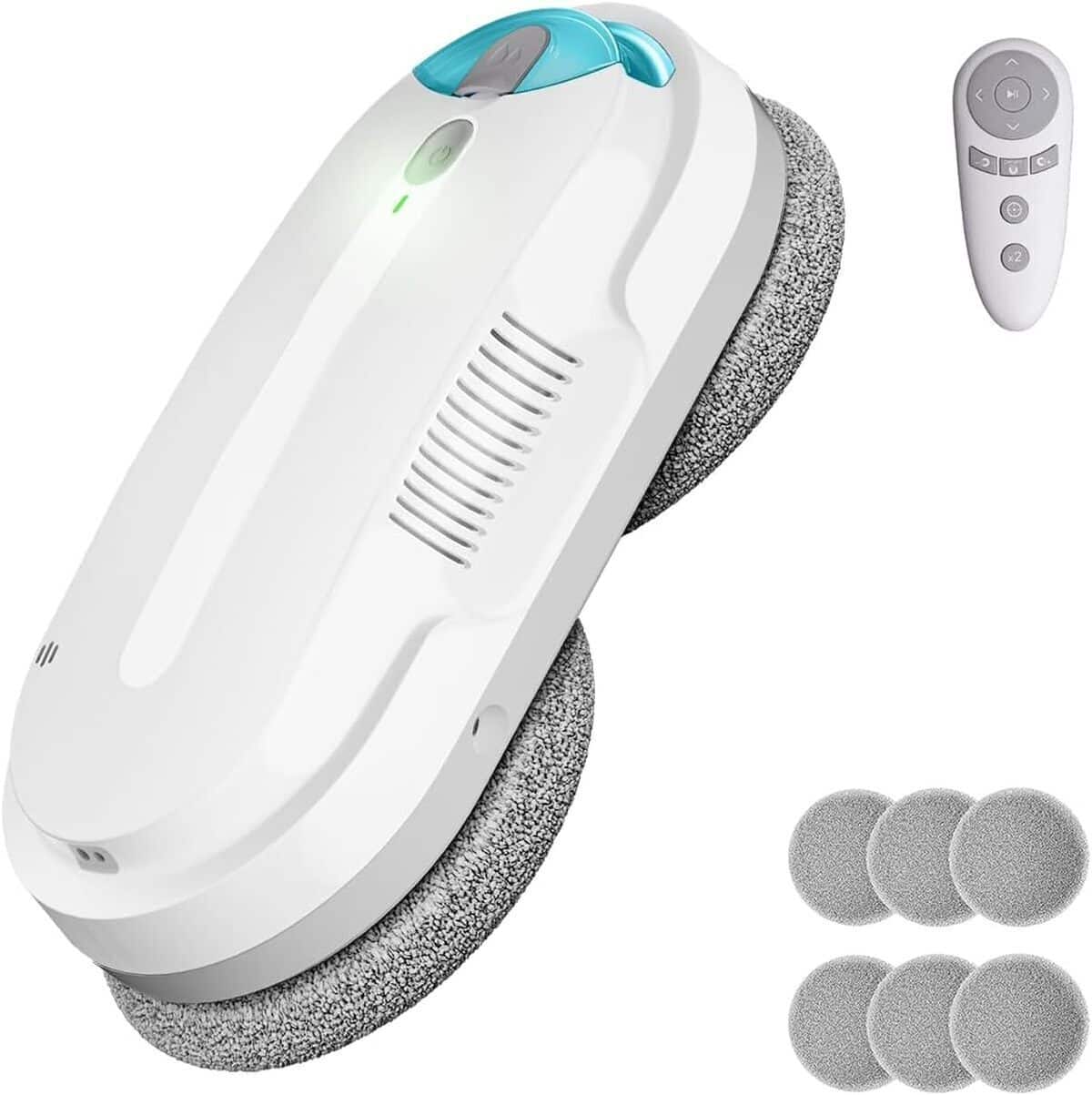 Test du robot nettoyeur de fenêtres HIXZAP avec jet d'eau ultrasonique