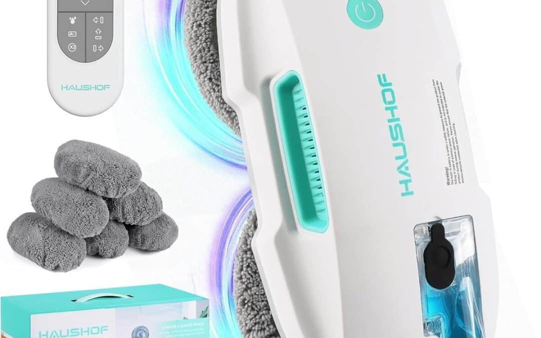 Test du robot nettoyeur de vitres Haushof 3800Pa