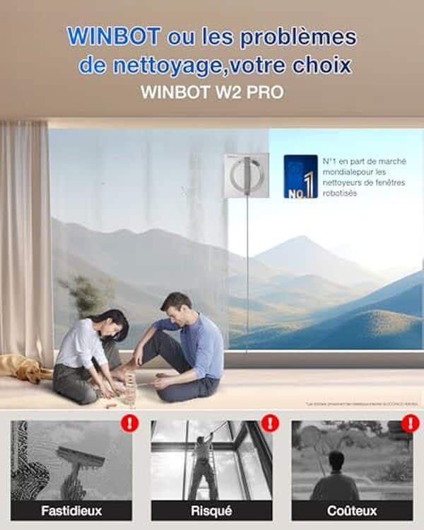 Découvrez notre test détaillé du robot nettoyeur Ecovacs Winbot W2 Pro : efficacité de nettoyage, sécurité et verdict complet pour vitres et surfaces. 