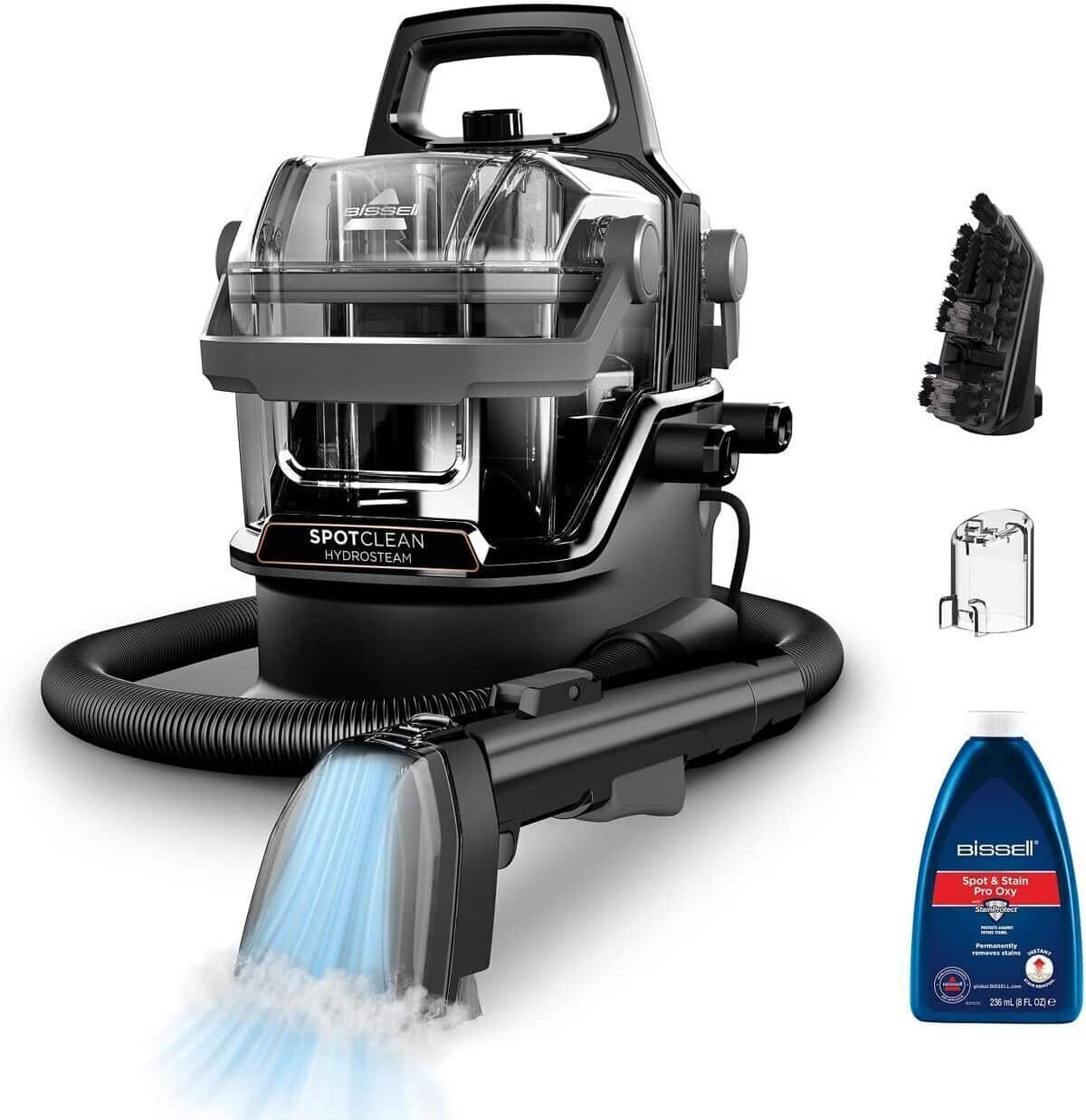 Test BISSELL spotclean hydrosteam : puissance 1000W pour un nettoyage impeccable
